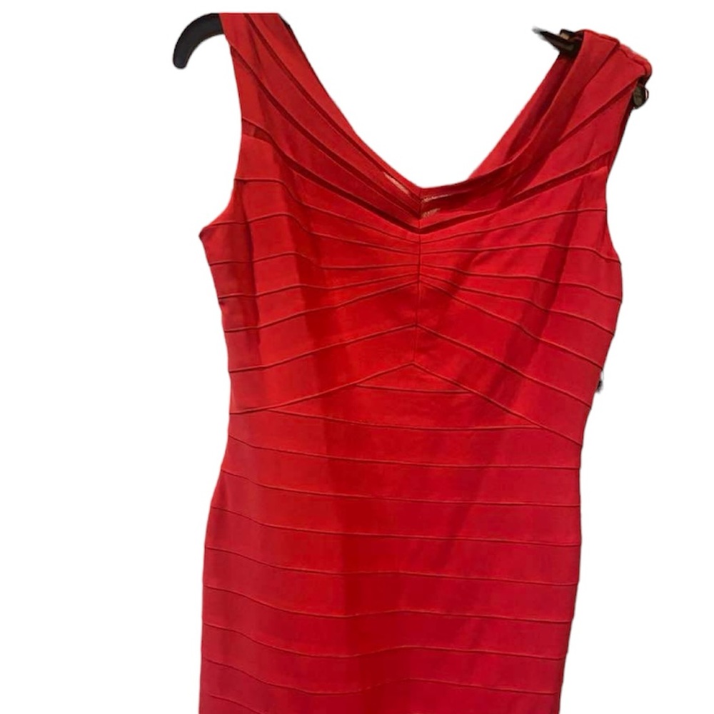NWT Adriana New York Fitted Stripe Pattern Short Sleeve Dress Size 6